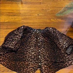 Love Culture Animal Print Blouse